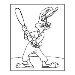 Malvorlage: Bugs Bunny (Karikaturen) #26364 - Kostenlose Malvorlagen zum Ausdrucken