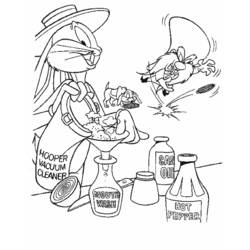 Malvorlage: Bugs Bunny (Karikaturen) #26372 - Kostenlose Malvorlagen zum Ausdrucken