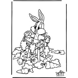 Malvorlage: Bugs Bunny (Karikaturen) #26375 - Kostenlose Malvorlagen zum Ausdrucken