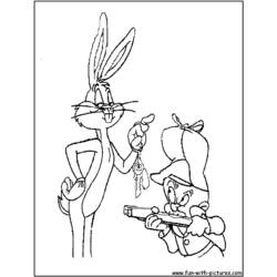 Malvorlage: Bugs Bunny (Karikaturen) #26376 - Kostenlose Malvorlagen zum Ausdrucken