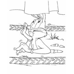 Malvorlage: Bugs Bunny (Karikaturen) #26378 - Kostenlose Malvorlagen zum Ausdrucken