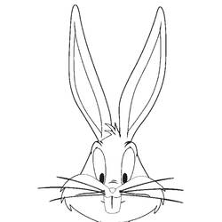 Malvorlage: Bugs Bunny (Karikaturen) #26385 - Kostenlose Malvorlagen zum Ausdrucken