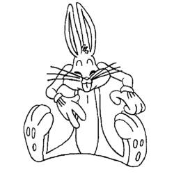 Malvorlage: Bugs Bunny (Karikaturen) #26434 - Kostenlose Malvorlagen zum Ausdrucken