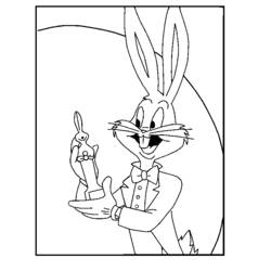 Malvorlage: Bugs Bunny (Karikaturen) #26435 - Kostenlose Malvorlagen zum Ausdrucken