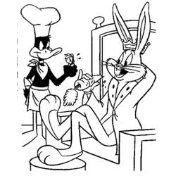 Malvorlage: Bugs Bunny (Karikaturen) #26439 - Kostenlose Malvorlagen zum Ausdrucken