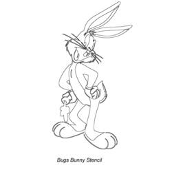 Malvorlage: Bugs Bunny (Karikaturen) #26448 - Kostenlose Malvorlagen zum Ausdrucken