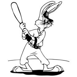 Malvorlage: Bugs Bunny (Karikaturen) #26453 - Kostenlose Malvorlagen zum Ausdrucken