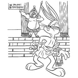 Malvorlage: Bugs Bunny (Karikaturen) #26454 - Kostenlose Malvorlagen zum Ausdrucken