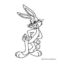 Malvorlage: Bugs Bunny (Karikaturen) #26474 - Kostenlose Malvorlagen zum Ausdrucken