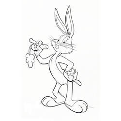 Malvorlage: Bugs Bunny (Karikaturen) #26483 - Kostenlose Malvorlagen zum Ausdrucken