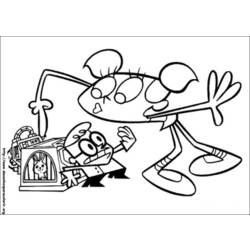Malvorlage: Dexters Labor (Karikaturen) #50496 - Kostenlose Malvorlagen zum Ausdrucken