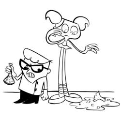 Malvorlage: Dexters Labor (Karikaturen) #50660 - Kostenlose Malvorlagen zum Ausdrucken