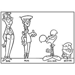 Malvorlage: Dexters Labor (Karikaturen) #50662 - Kostenlose Malvorlagen zum Ausdrucken