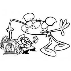 Malvorlage: Dexters Labor (Karikaturen) #50681 - Kostenlose Malvorlagen zum Ausdrucken