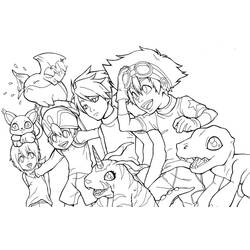 Malvorlage: Digimon (Karikaturen) #51424 - Kostenlose Malvorlagen zum Ausdrucken