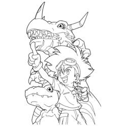 Malvorlage: Digimon (Karikaturen) #51425 - Kostenlose Malvorlagen zum Ausdrucken