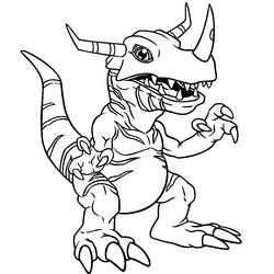 Malvorlage: Digimon (Karikaturen) #51426 - Kostenlose Malvorlagen zum Ausdrucken