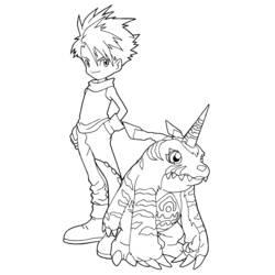 Malvorlage: Digimon (Karikaturen) #51446 - Kostenlose Malvorlagen zum Ausdrucken