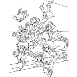 Malvorlage: Digimon (Karikaturen) #51538 - Kostenlose Malvorlagen zum Ausdrucken