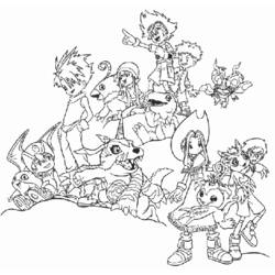 Malvorlage: Digimon (Karikaturen) #51568 - Kostenlose Malvorlagen zum Ausdrucken