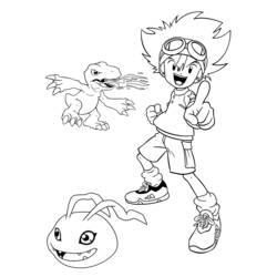 Malvorlage: Digimon (Karikaturen) #51625 - Kostenlose Malvorlagen zum Ausdrucken