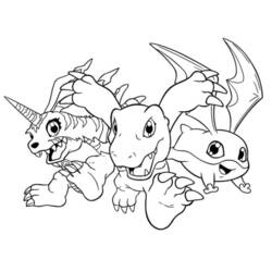 Malvorlage: Digimon (Karikaturen) #51710 - Kostenlose Malvorlagen zum Ausdrucken