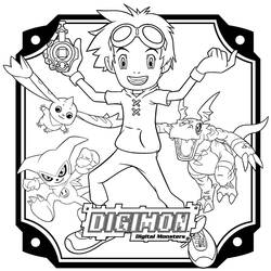 Malvorlage: Digimon (Karikaturen) #51723 - Kostenlose Malvorlagen zum Ausdrucken