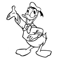 Malvorlage: Donald Duck (Karikaturen) #30115 - Kostenlose Malvorlagen zum Ausdrucken
