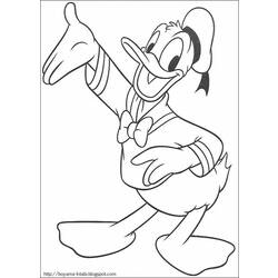 Malvorlage: Donald Duck (Karikaturen) #30117 - Kostenlose Malvorlagen zum Ausdrucken