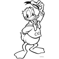 Malvorlage: Donald Duck (Karikaturen) #30118 - Kostenlose Malvorlagen zum Ausdrucken
