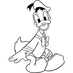 Malvorlage: Donald Duck (Karikaturen) #30119 - Kostenlose Malvorlagen zum Ausdrucken
