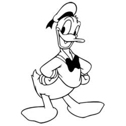Malvorlage: Donald Duck (Karikaturen) #30121 - Kostenlose Malvorlagen zum Ausdrucken