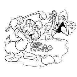 Malvorlage: Donald Duck (Karikaturen) #30136 - Kostenlose Malvorlagen zum Ausdrucken