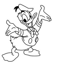 Malvorlage: Donald Duck (Karikaturen) #30143 - Kostenlose Malvorlagen zum Ausdrucken