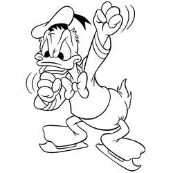Malvorlage: Donald Duck (Karikaturen) #30148 - Kostenlose Malvorlagen zum Ausdrucken