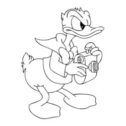 Malvorlage: Donald Duck (Karikaturen) #30169 - Kostenlose Malvorlagen zum Ausdrucken