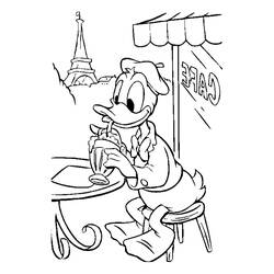 Malvorlage: Donald Duck (Karikaturen) #30173 - Kostenlose Malvorlagen zum Ausdrucken