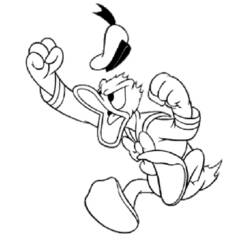 Malvorlage: Donald Duck (Karikaturen) #30174 - Kostenlose Malvorlagen zum Ausdrucken