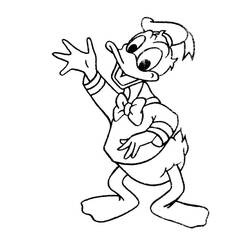 Malvorlage: Donald Duck (Karikaturen) #30181 - Kostenlose Malvorlagen zum Ausdrucken