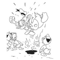 Malvorlage: Donald Duck (Karikaturen) #30198 - Kostenlose Malvorlagen zum Ausdrucken