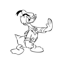 Malvorlage: Donald Duck (Karikaturen) #30203 - Kostenlose Malvorlagen zum Ausdrucken