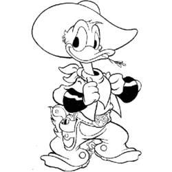 Malvorlage: Donald Duck (Karikaturen) #30217 - Kostenlose Malvorlagen zum Ausdrucken