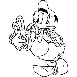 Malvorlage: Donald Duck (Karikaturen) #30225 - Kostenlose Malvorlagen zum Ausdrucken