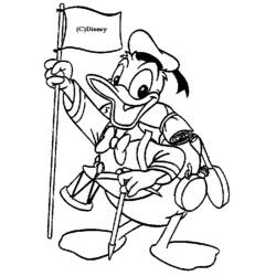 Malvorlage: Donald Duck (Karikaturen) #30233 - Kostenlose Malvorlagen zum Ausdrucken