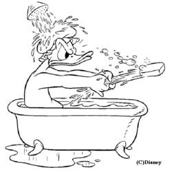 Malvorlage: Donald Duck (Karikaturen) #30245 - Kostenlose Malvorlagen zum Ausdrucken