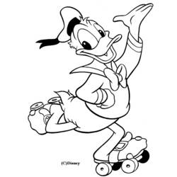 Malvorlage: Donald Duck (Karikaturen) #30264 - Kostenlose Malvorlagen zum Ausdrucken