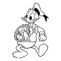 Malvorlage: Donald Duck (Karikaturen) #30272 - Kostenlose Malvorlagen zum Ausdrucken