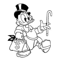 Malvorlage: Donald Duck (Karikaturen) #30276 - Kostenlose Malvorlagen zum Ausdrucken