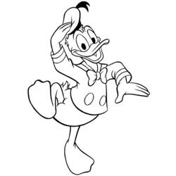 Malvorlage: Donald Duck (Karikaturen) #30313 - Kostenlose Malvorlagen zum Ausdrucken