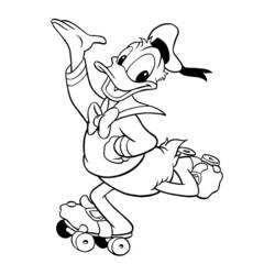 Malvorlage: Donald Duck (Karikaturen) #30314 - Kostenlose Malvorlagen zum Ausdrucken